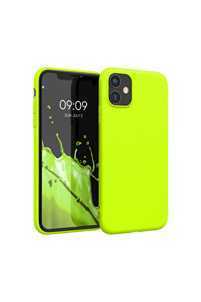 KWmobile Carcasă pentru Apple iPhone 11, Silicon, Galben, 49783.75