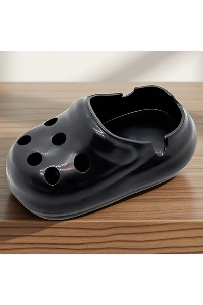 Choice منفضة سجائر سوداء اللون، قطعة واحدة، ديكور منزلي عصري، منفضة سجائر على...