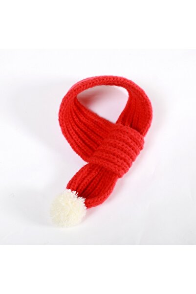 Choice L Scarf-Red-1 Winter Warm Knitted Pet Scarf Christmas Dog Scarf Collar New Year Pet Scarf For Small