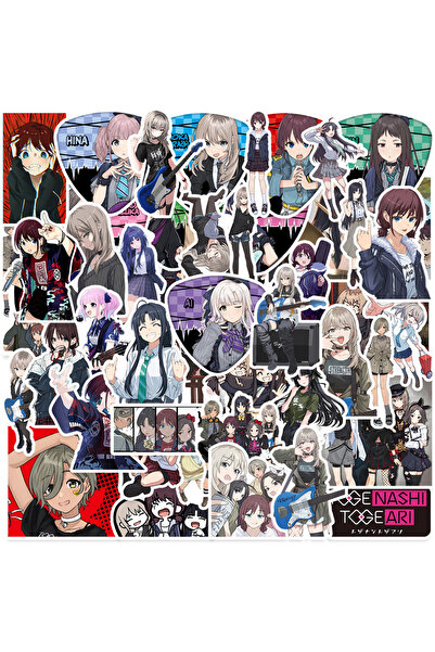 Choice ملصقات متعددة الألوان من مجموعة 50 قطعة من ملصقات أنمي فتيات فرقة بكاء...