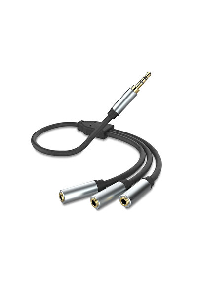 Choice 1 قطعة كابل موزع سماعة الرأس كابل الصوت 3.5 مم ذكر إلى 3 مقبس أنثى 3.5...