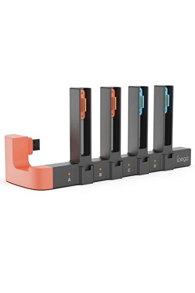 Choice Black Red IPega Charging Dock PG-2186 for Switch/OLED,Switch 2 with 8-...