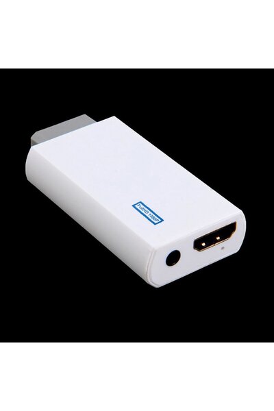 Choice محول Wii2 HDMI متوافق مع Wii إلى HDMI بدقة 1080 بكسل، محول صوت عالي ال...