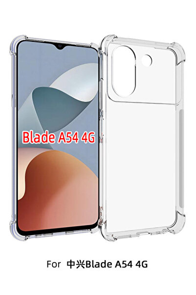 Choice ZTE Blade A54 Silicon Clear Airbag Case For Blade A54 4G Case Air Cushion Shockproof Airbag Clear S