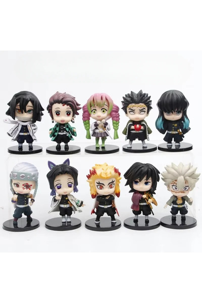 Choice مجموعة-10 قطعة تمثال شيطان القاتل تانجيرو شخصية أنيمي كيميتسو نو يابا رينجوكو شينوبو ميتسوري أكشن فاي