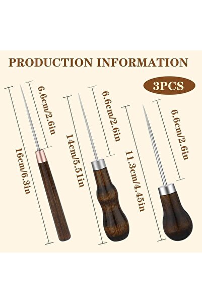 Choice1 مجموعة من 1 إلى 3 قطع من أدوات الخياطة الجلدية من IMAZY، مكونة من 3/6...