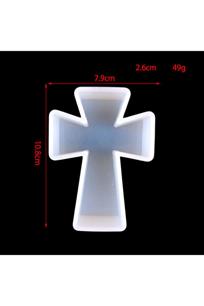 Choice 1 قطعة قالب سيليكون متقاطع، مناسب لصنع الشموع والصابون والجص ومنتجات ا...