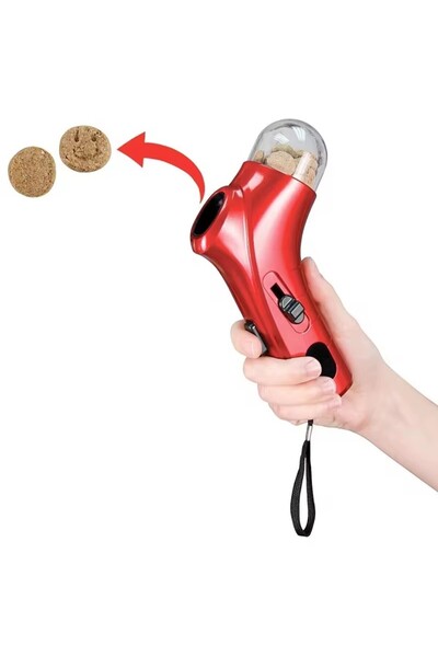 Choice قاذفة الوجبات الخفيفة من ريد دوج، قاذفة طعام القطط والكلاب، وحدة تغذية...