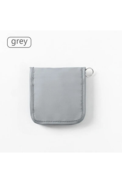 Choice حقيبة طبية صغيرة رمادية قابلة للطي وقابلة للحمل وفتحة كبيرة مزودة بسحا...