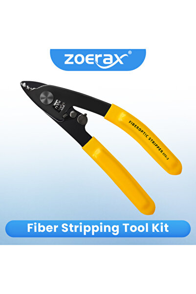 Choice كماشة تجريد الألياف الدقيقة ذات الفتحات الثلاثة من سلسلة ZoeRax CFS-3،...