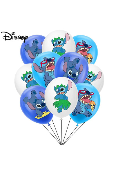 Choice مجموعة بالونات اللاتكس ليلو وستيتش من ديزني، 24 قطعة، 12 بوصة، زينة حف...