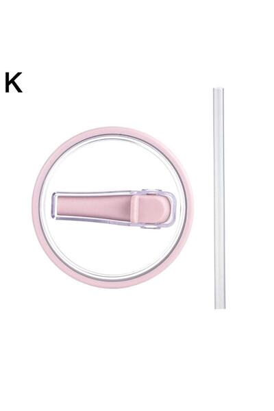 Choice غطاء قشة قابل للطي K 40 أونصة بديل لغطاء قشة قابل لإعادة الاستخدام من Stanley بتصميم إبداعي قابل للطي.