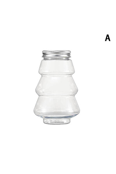 Choice أخرى 500 مل شجرة عيد الميلاد رجل ثلج جرة حلوى صندوق تخزين البسكويت عصير شوكولاتة تغليف الهدايا