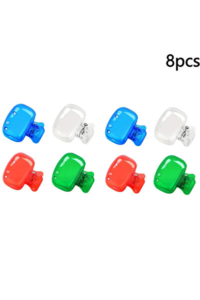 Choice 8 قطع - لون عشوائي 5/10 قطع مشبك تخزين فرشاة الأسنان المنزلية المحمولة للسفر لحماية فرشاة الأسنان من الغبار