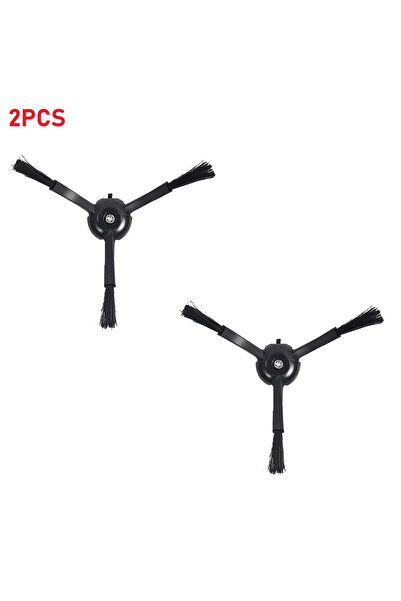 Choice قطعتان من ملحقات الفرشاة الجانبية البديلة باللون الأسود لـ 1S Roborock...