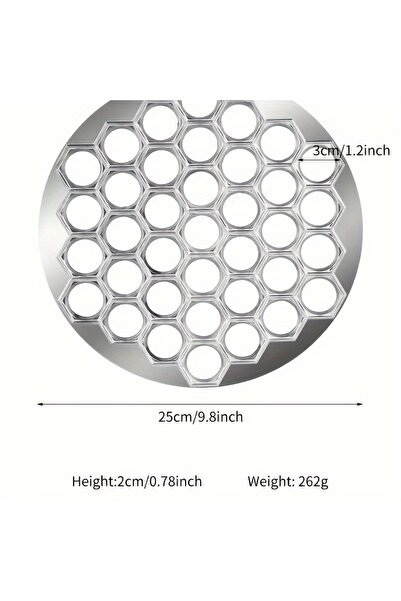 Choice أداة صنع الزلابية من الألومنيوم الشفاف | مكبس رافيولي بثلاثة وثلاثين ف...