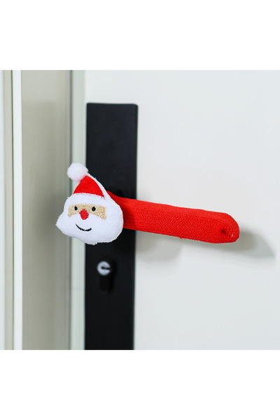 Choice سانتا كلوز 1 قطعة 1/4 قطعة زينة مقبض باب عيد الميلاد، قفازات مقبض باب ...