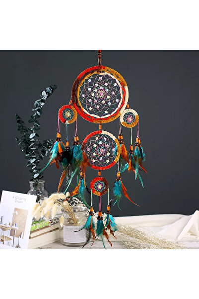 choice2 صن جديد إبداعي بالكامل مصنوع يدويًا من خمس حلقات حلم الماسك المعلق لغ...