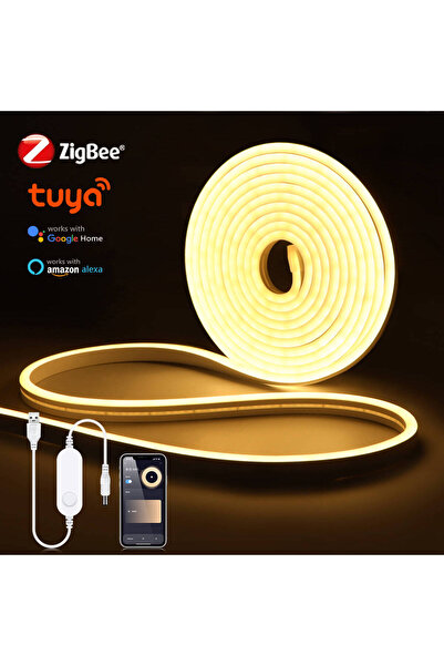 Choice شريط إضاءة LED نيون ذكي 3M LED أبيض دافئ Zigbee USB 5V RGB/أبيض بارد/أبيض دافئ يعمل مع Zigbe