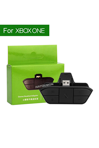 Choice 1 قطعة لمحول سماعة الرأس ستيريو لجهاز Xbox ONE محول سماعة الرأس وميكروفون الصوت وضبط التحكم في توازن الصوت