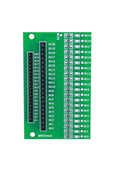 ALLOYSEED وحدة حماية شاحن بطارية الليثيوم BMS 20S باللون الأخضر، لوحة ضوء كشف...