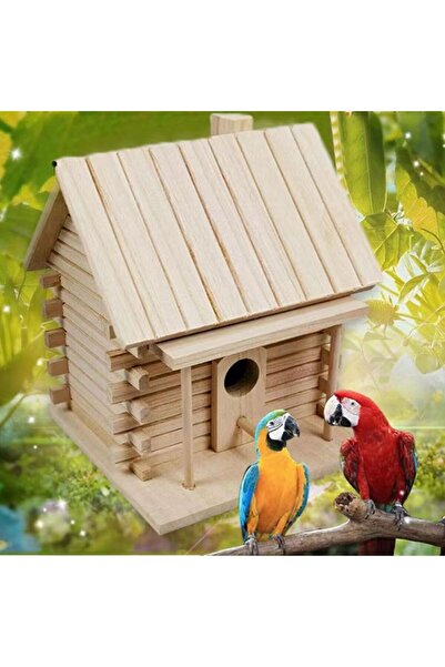 Choice إكسسوارات قفص الطيور بيوت الطيور للخارجية بيت الطيور الخشبي صندوق التعشيش أعشاش الطيور المعلقة المنزل...