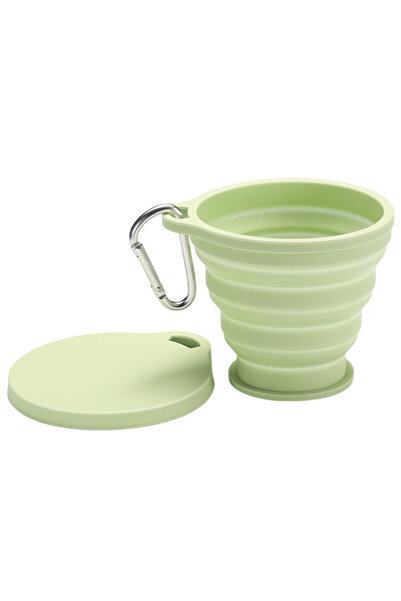 Choice green Foldable Silicone Water Cup Portable Reusable Food-Grade Silicon...