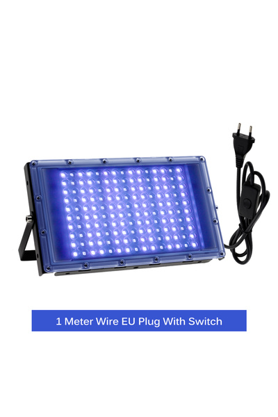 Choice مصباح ليد 300 وات بضوء بنفسجي 365 نانومتر، قابس الاتحاد الأوروبي، مصبا...