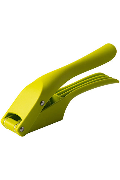 Choice1 مكبس الثوم الأخضر، قطاعة الثوم، 2 في 1، أداة مطبخ يدوية متعددة الوظائف