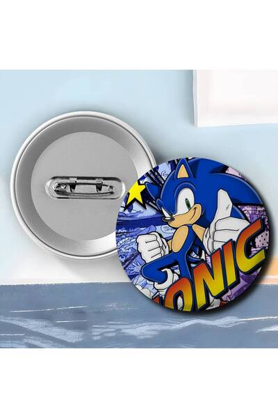 Choice شارات Z4 مقاس 32 مم و1.25 بوصة S-SupersonicS-s-SonicS-Game، دبابيس دائرية رائعة، دبابيس إبداعية لـ C