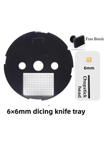 Choice شفرة تقطيع الخضروات متعددة الوظائف الأصلية K8600 على شكل مكعب 6-6 مم، ...