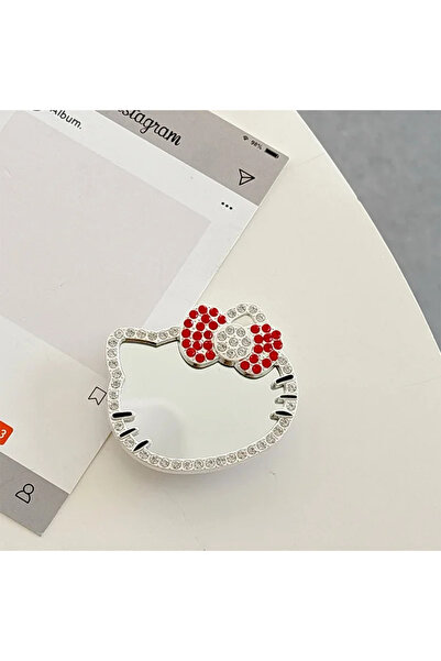 Choice1 B-Adhesive payment Korea Bowknot Cat Mirror Popula Mobile Airbag Grip...