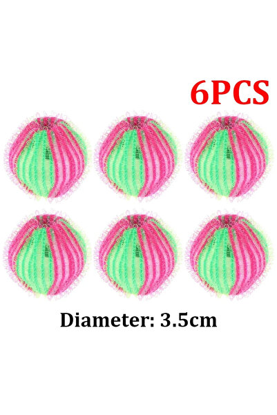 Choice 6 قطع من كرات الغسيل القابلة لإعادة الاستخدام لإزالة الشعر وتنظيف الشع...