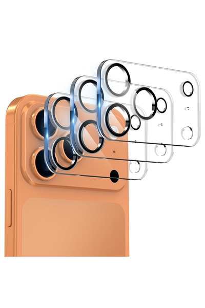 Choice واقي عدسة الكاميرا الخلفية الشفاف لهاتف iPhone 17 Pro من الزجاج المقوى...