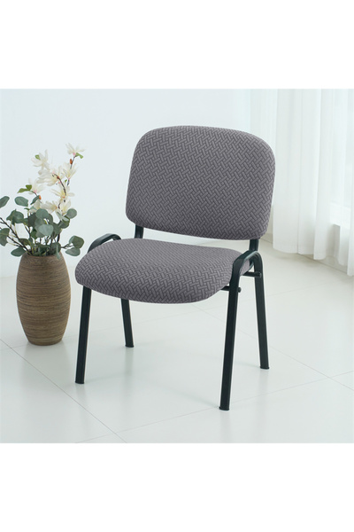 Choice 1 مجموعة غطاء كرسي A7 قطعتين/مجموعة غطاء كرسي طعام قابل للطي بلون سادة...