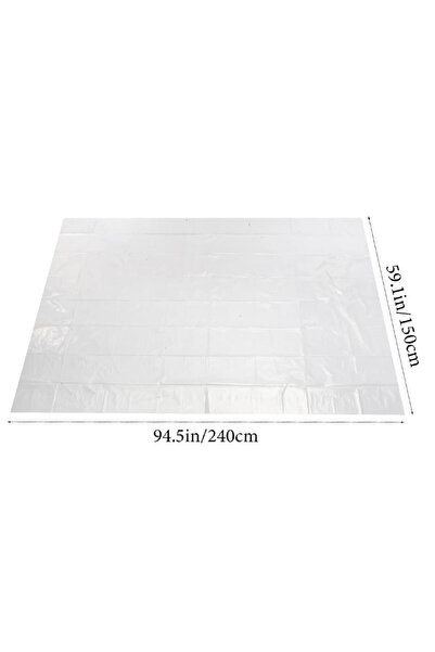 Choice حقيبة تعبئة مرتبة سميكة مقاس 150 × 240 × 35 سم لنقل حقيبة تخزين سرير م...