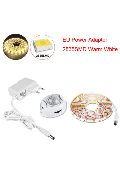 GGBEE 1 متر الاتحاد الأوروبي مجموعة الدافئة الأبيض 1-5 متر PIR الحركة الاستشع...