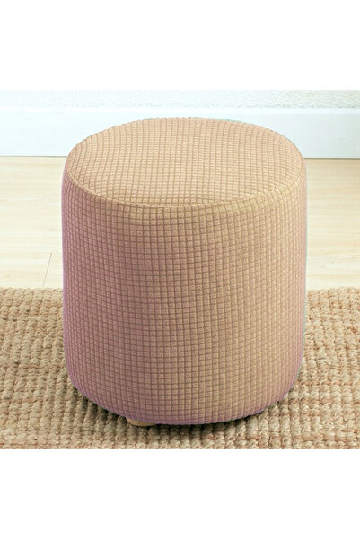 Choice 1 قطعة جمل 1 قطعة غطاء مسند قدم دائري الشكل غطاء مقعد يغطي وسادة الكرسي بوليستر مرن منقوش