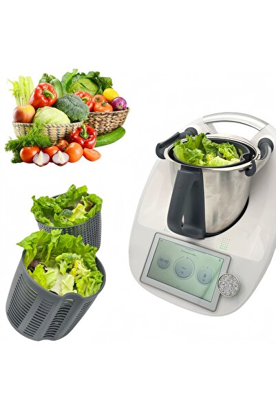 Choice سلة فلتر، وعاء شبكي عميق، سلة فلتر خضراوات لملحقات المطبخ Thermomix TM5/TM6...