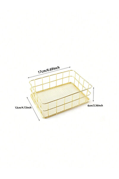 Choice زجاجات تخزين من Gold-M قطعة واحدة على شكل سلة مكتب على الطراز الشمالي ...