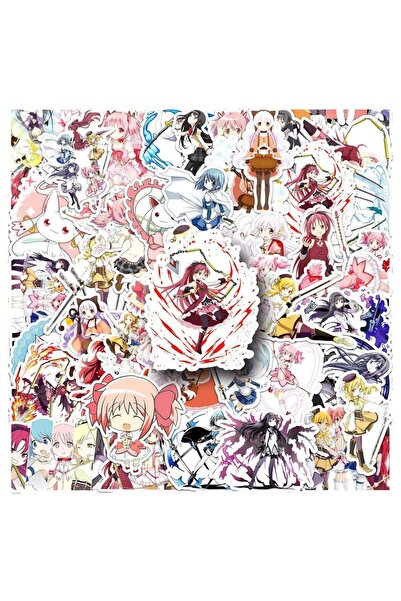 Choice متعدد الألوان 50 قطعة ملصقات أنيمي Puella Magi Madoka Magica ملصقات Kawaii الكرتون فتاة كانام مادوكا Akemi Ho