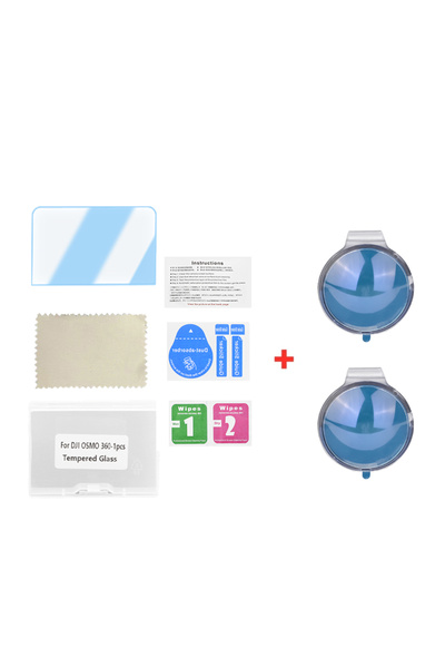 Choice مجموعة من 1 قطعة واقي شاشة B لكاميرا DJI Osmo 360، غشاء واقي زجاجي مضاد للخدش، واقي عدسة Ca