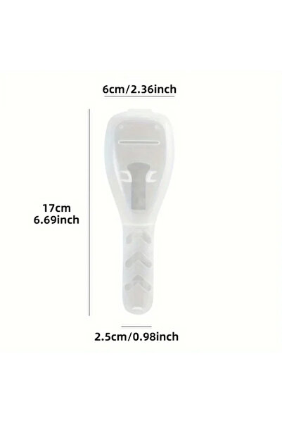 Choice 1pc Clear 1pcs Razor Travel Storage Box Transparent Dustproof Carrying Case Cartridge Box For Gillet