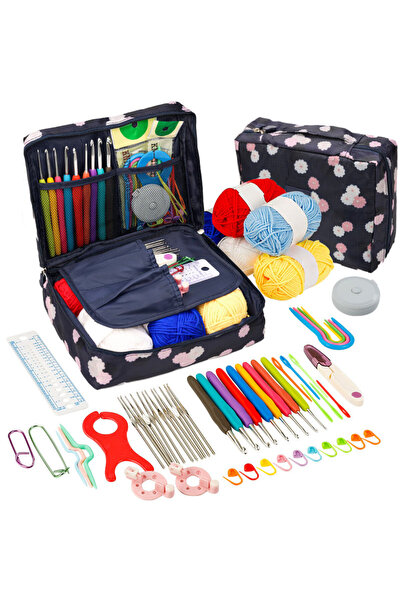 Choice5 طقم تطريز زهرة التبت الزرقاء للمبتدئين مع إبرة تطريز وخيوط تطريز، طقم...