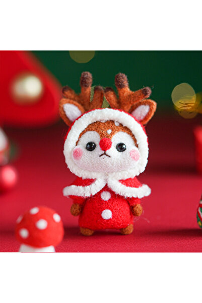 Choice1 type 9 KRABALL Wool Felting Kit Xmas Decorati Wool Needle Felt Kit An...