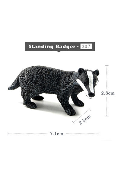 Choice الغرير الواقف -207 محاكاة ثعلب أرنب سنجاب ببغاء طائر غرير تمثال صغير ن...