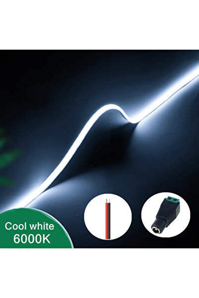 Choice شريط إضاءة LED COB رفيع للغاية 3 مم 400 مصباح LED لكل متر 6000 كلفن 12...