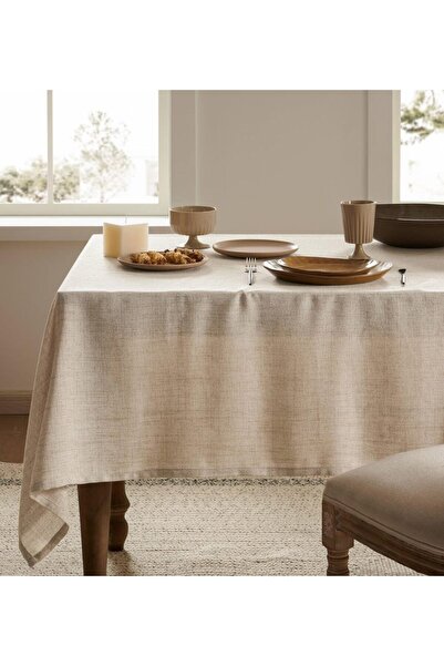 Choice مفرش طاولة من الكتان بتصميم بوهو بمقاس 132×300 سم للطاولات المستطيلة، غطاء طاولة فرنسي قابل للغسل للحفلات، مقاس 132×300 سم