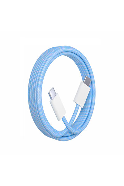 Choice 2m Blue Type C to Type C Multi Color Cable PD Fast Charging Data Cable For iPhone17 16 15 ...