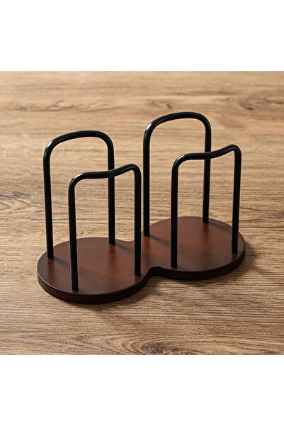 Choice1 2 Wooden Disposable Cup Dispenser with Long Stick Tea Water Cup Stora...